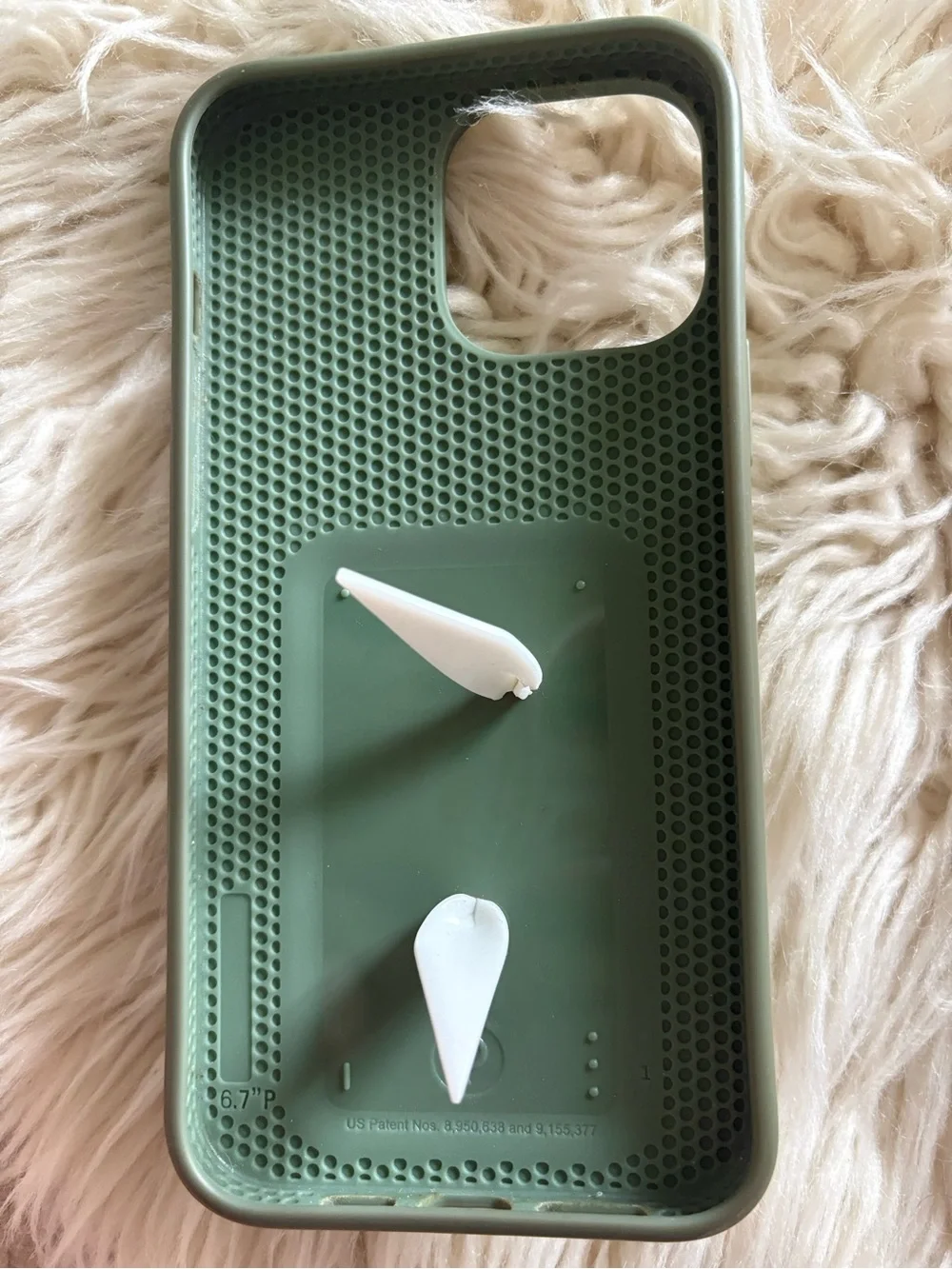 Loopy Cases Olive Green iPhone 12 / 13 Pro Max Fall Phone Case and Loop 6.7 in